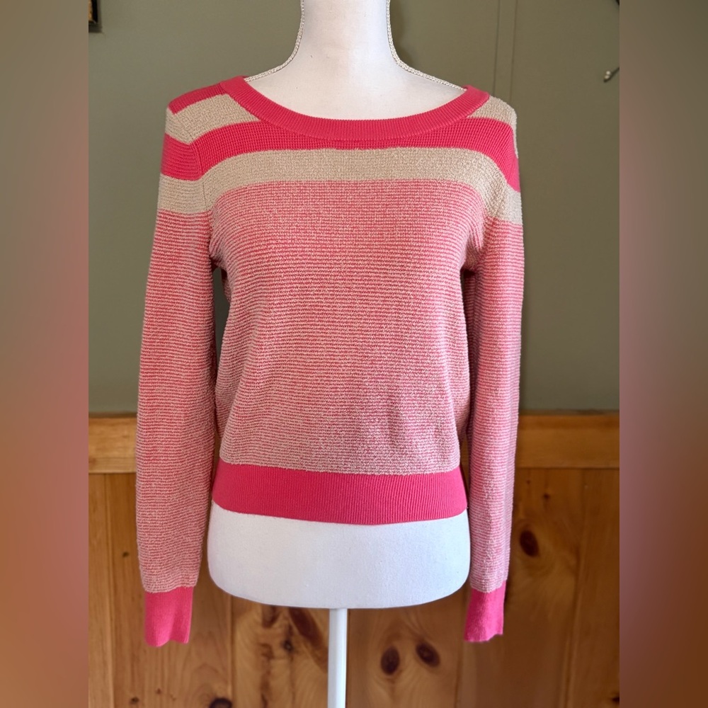 Maeve Anthropologie Paulina Stripped Sweater size X-Small - Picture 2 of 11